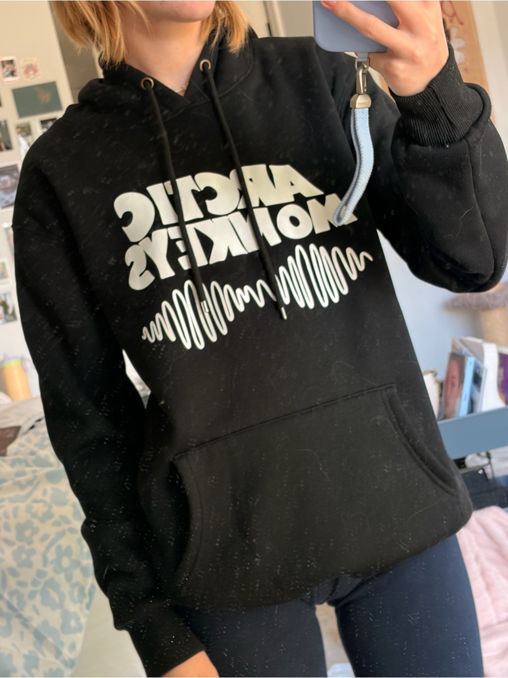 Black Graphic Hoodie Sweatshirt - Unbranded